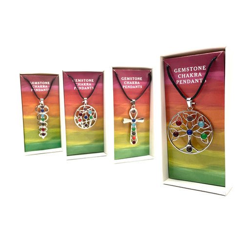 Chakra Energy Pendant 1 Count Assorted Styles - TPCSUPPLYCO