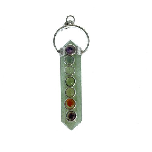 Chakra Point Pendant Assorted Minerals 1 Count Assorted - TPCSUPPLYCO