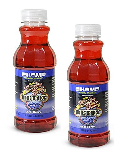 Champ Flushout Detox Acai Berry 16oz. 12/cs - TPCSUPPLYCO