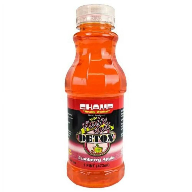 Champ Flushout Detox Cran Apple 16oz. 12/cs - TPCSUPPLYCO