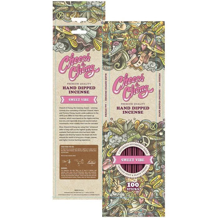 Cheech & Chong Incense 100CT - Sweet Vibe - TPCSUPPLYCO