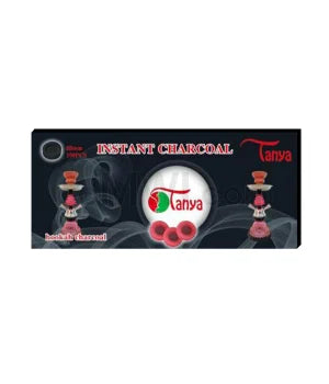 Tanya Hookah Round Instant 40MM Charcoal