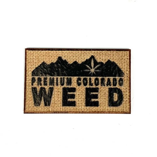 Colorado Burlap Topped Magnet - TPCSUPPLYCO