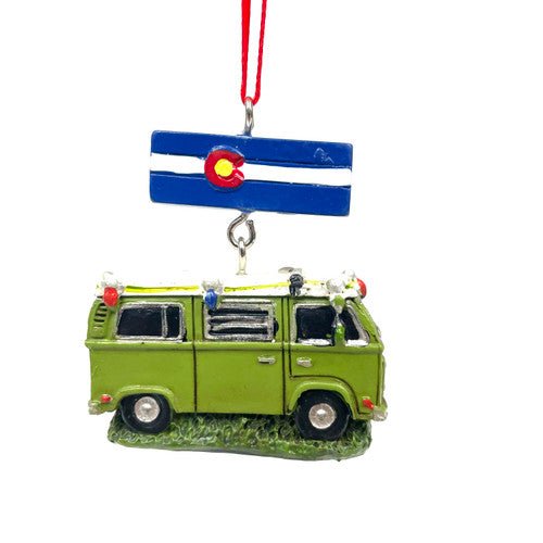 Colorado Camper Van Christmas Ornament - TPCSUPPLYCO