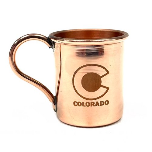 Colorado Solid Copper Moscow Mule Mini Shot 1oz - TPCSUPPLYCO