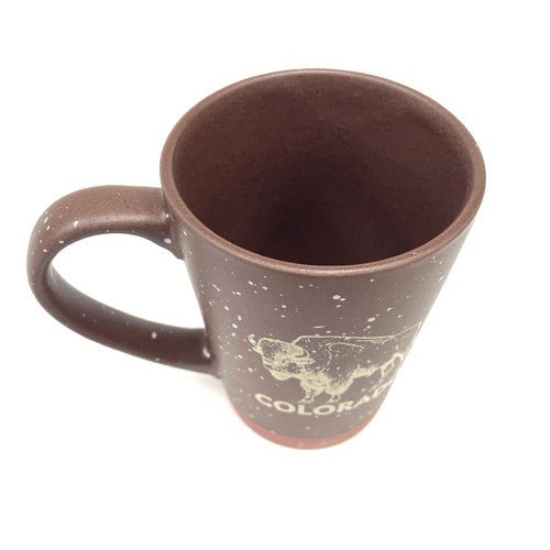 Colorado Speckled Buffalo Bird Brown Colored Mug 16oz - TPCSUPPLYCO