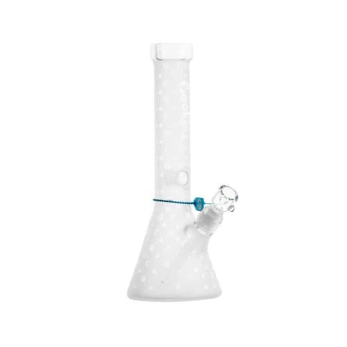 Cookies 14'' V Beaker Waterpipe - Clear Logo - TPCSUPPLYCO