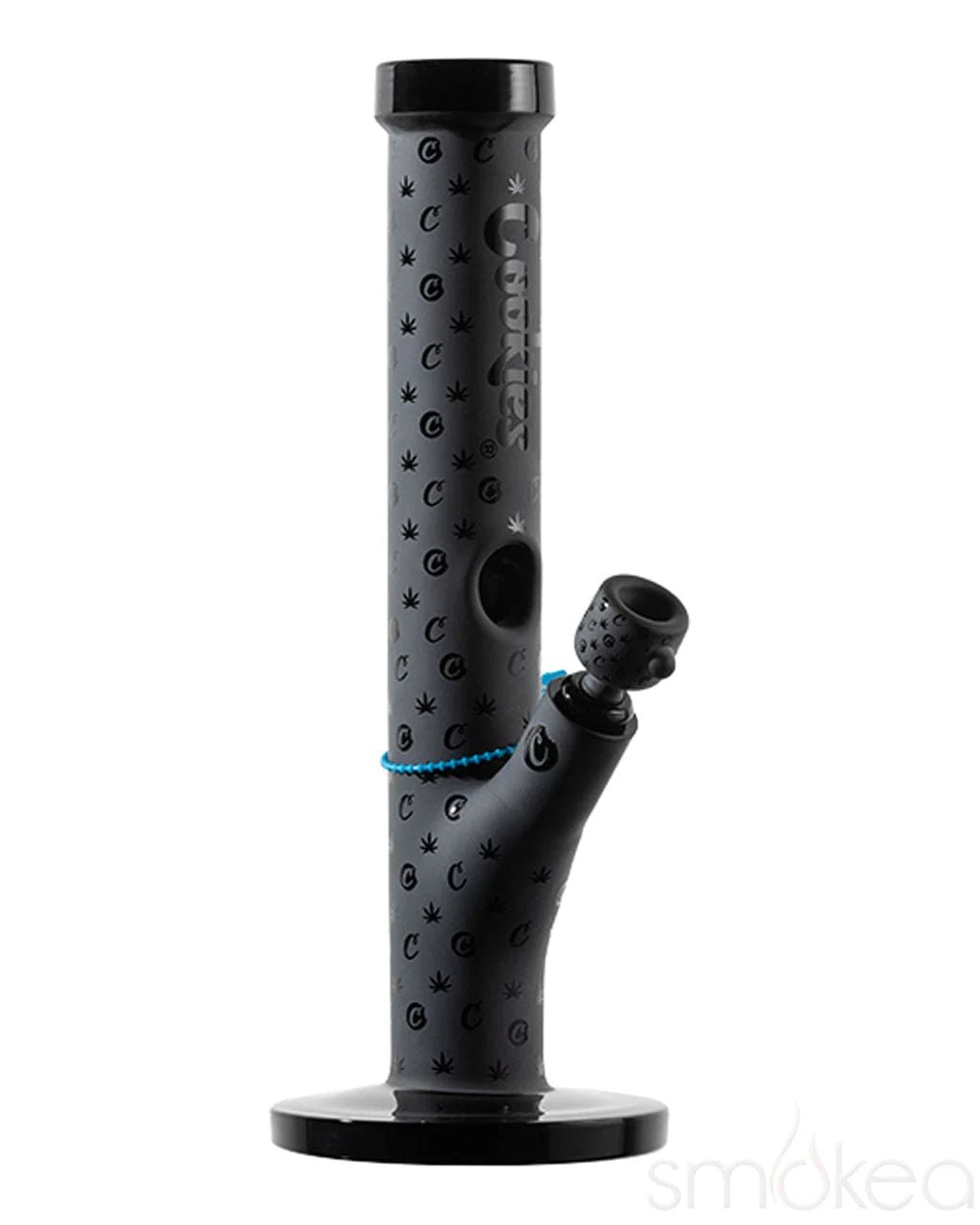 Cookies 14'' V Straight Waterpipe - Black Logo - TPCSUPPLYCO