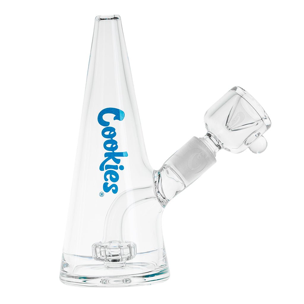 Cookies 6'' Bayside Series 408 Waterpipe - Clear Glass - TPCSUPPLYCO