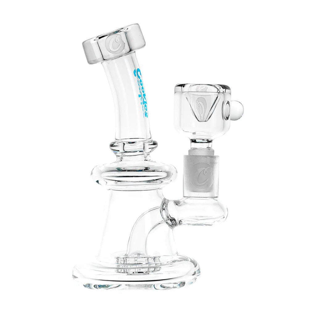 Cookies 6'' Bayside Series 707 Waterpipe - Clear Glass - TPCSUPPLYCO