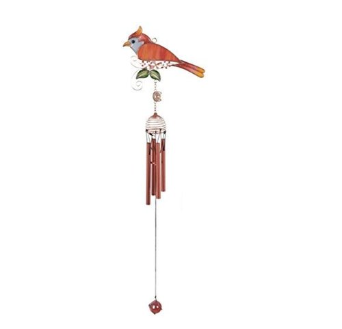 Copper Gem Chime - Cardinal 26"L GS99295 - TPCSUPPLYCO