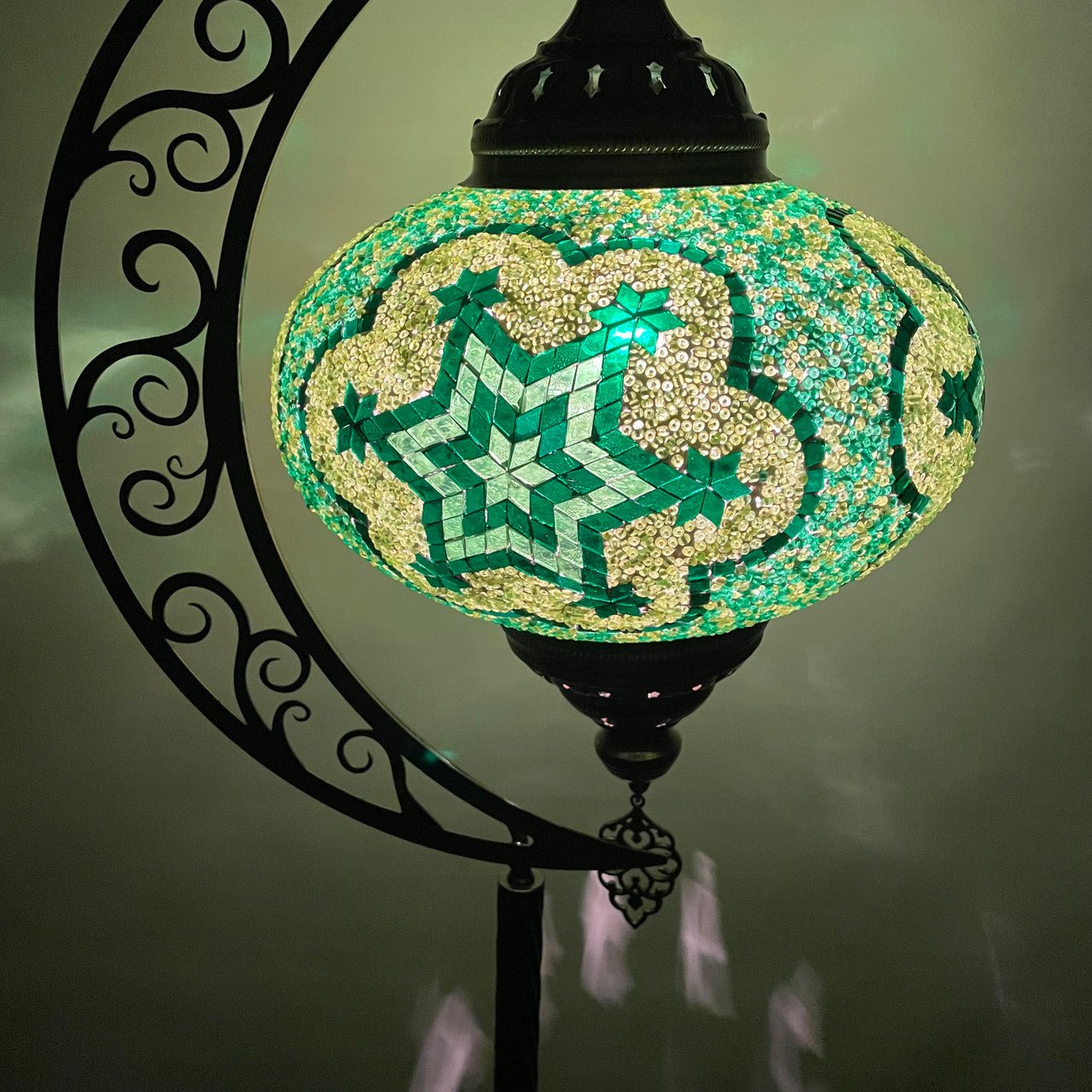 Crescent Moon Floor Lamp B5 Turkish Mosaic Lamp 1 Count Assort - TPCSUPPLYCO