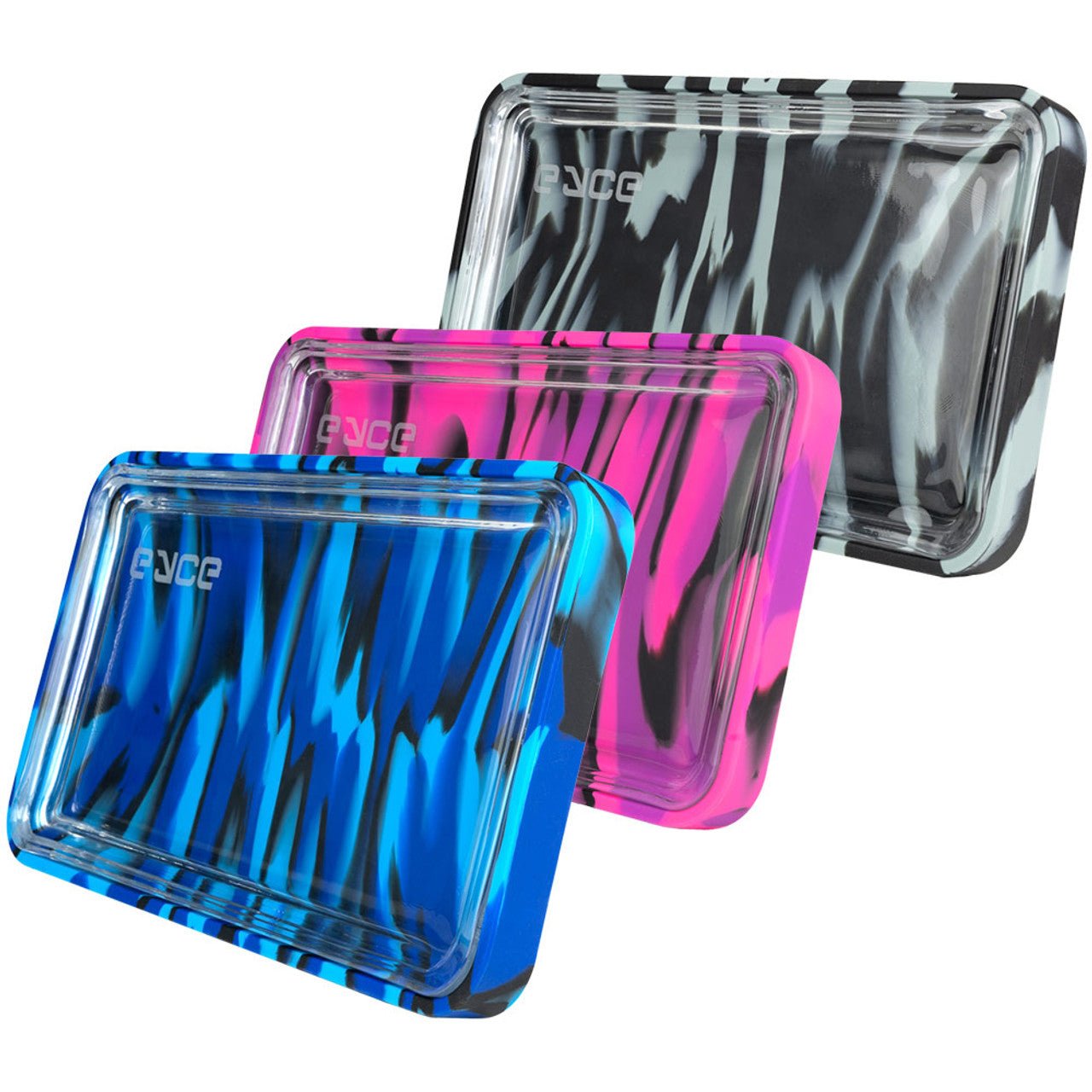 EYCE Silicone & Glass Rolling Tray - TPCSUPPLYCO