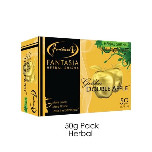 Fantasia Herbal 50g 10CT/BX Golden Double Apple - TPCSUPPLYCO