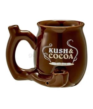 Fashioncraft 4" Ceramic Pipe Mug - Kush & Cocoa - TPCSUPPLYCO