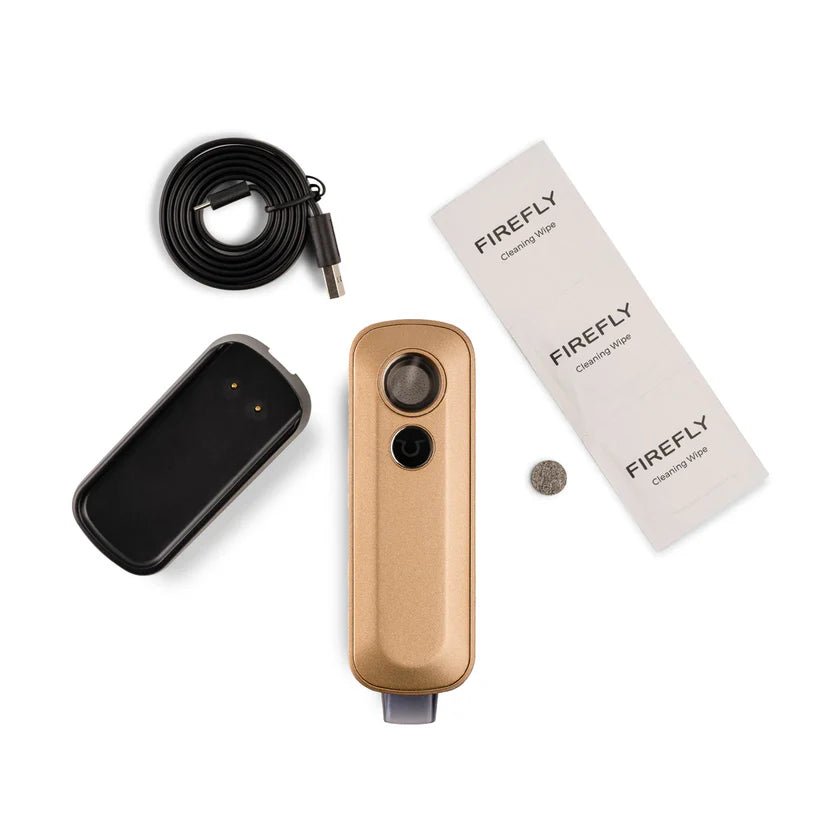 Firefly 2+ Concentrates and Dry Herb Vaporizer - Gold - TPCSUPPLYCO