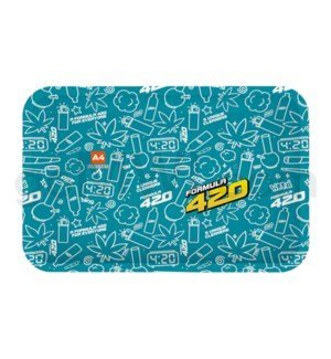 Formula 420 Rolling Tray Small 8"x4" - Black - TPCSUPPLYCO