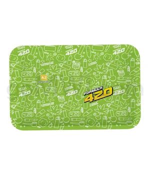 Formula 420 Rolling Tray Small 8"x4" - Green - TPCSUPPLYCO