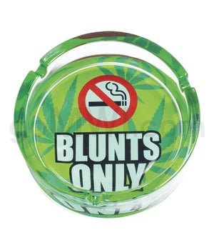 Fujima 6.25" Glass Ashtray - Blunts Only - TPCSUPPLYCO