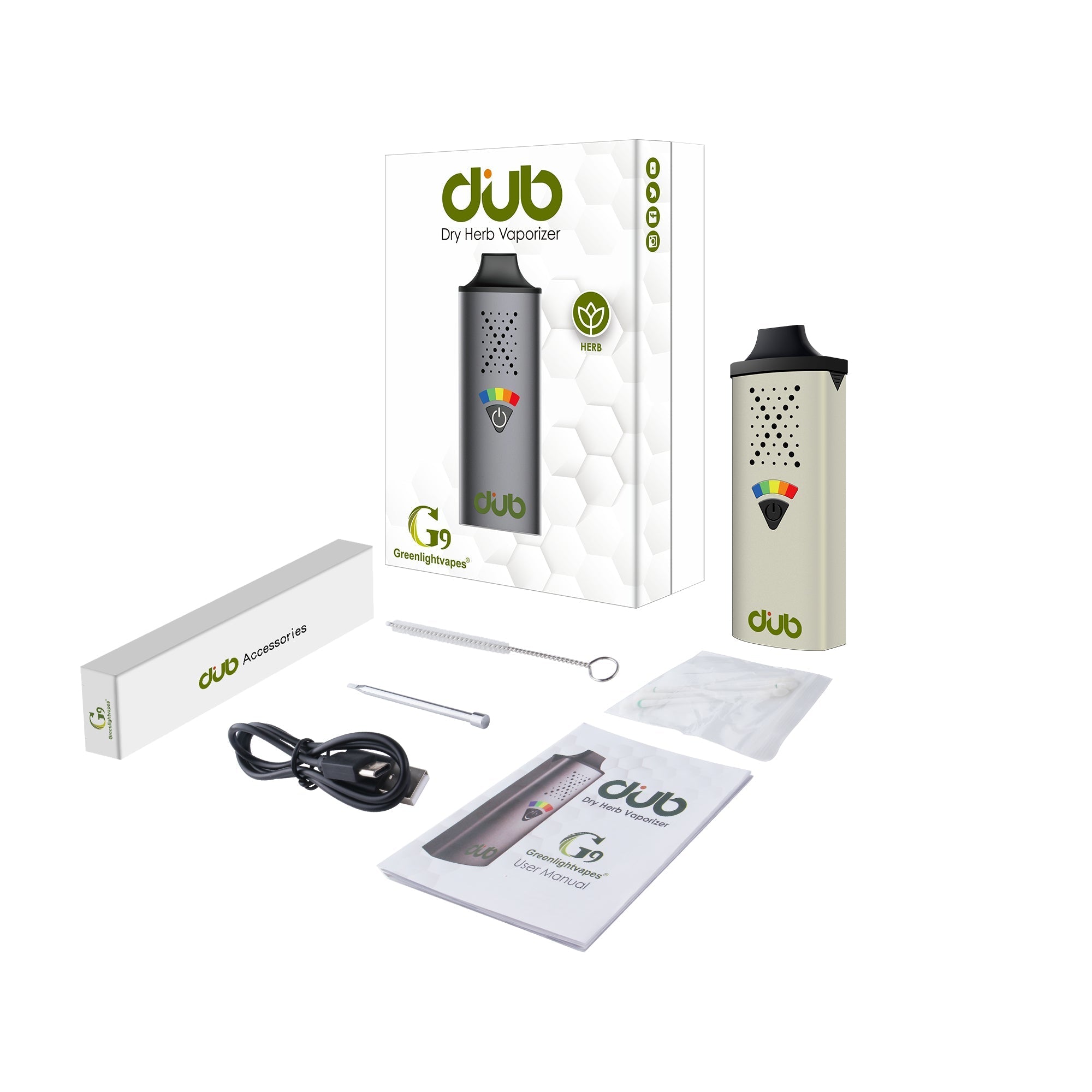 G9 DUB Dry Herb Vaporizer - Milk Yellow - TPCSUPPLYCO