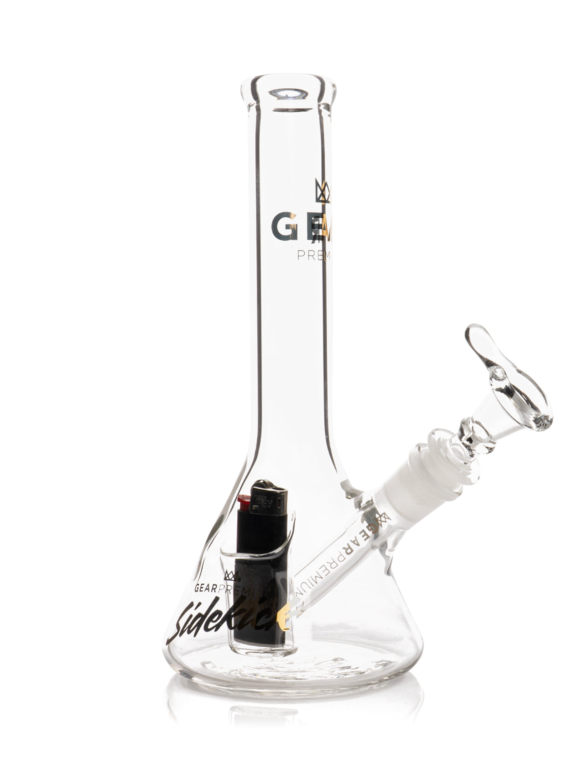 GEAR Premium 9 inch Mini Sidekick Water Pipe in Clear