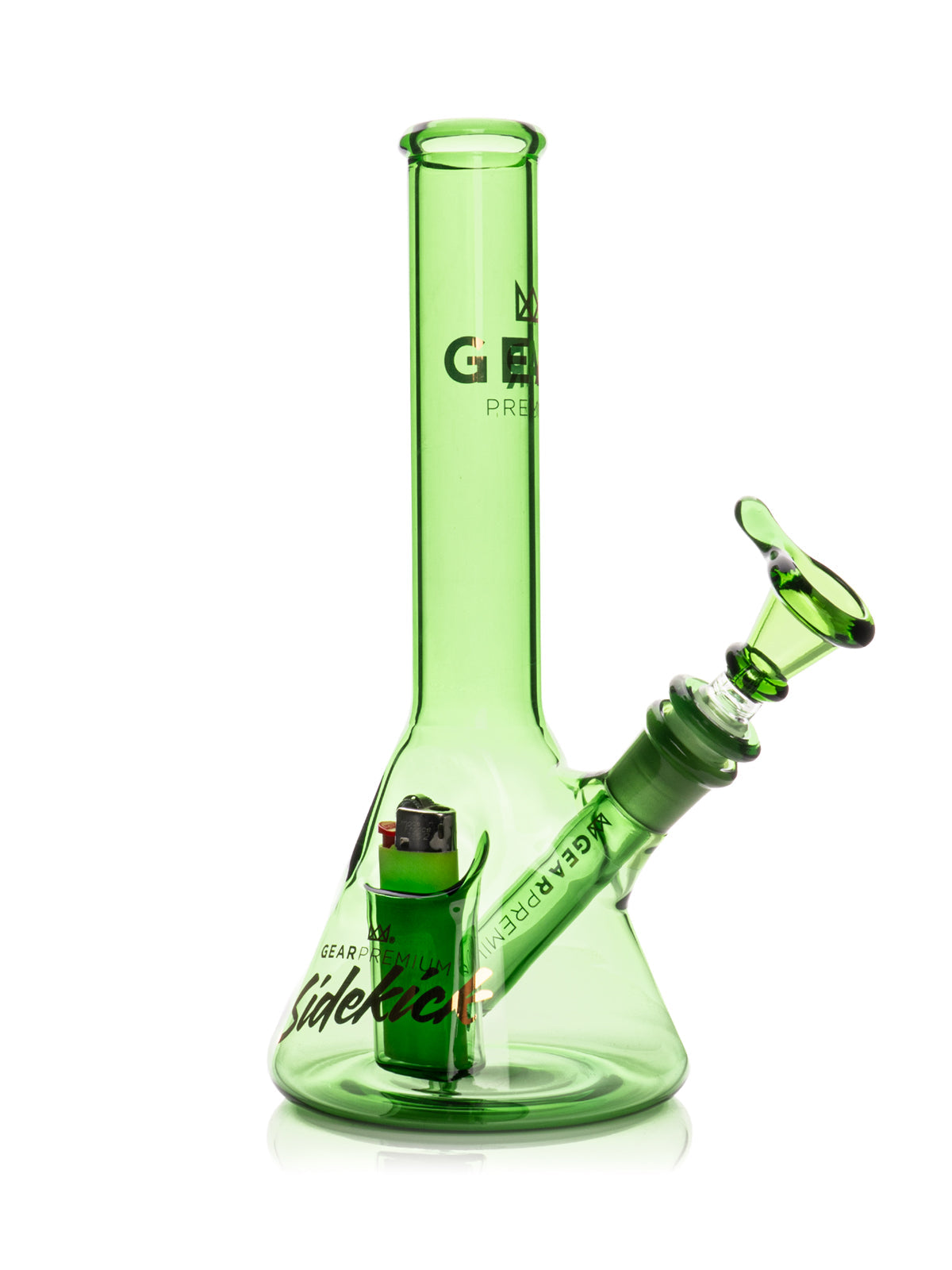 GEAR Premium 9 inch Mini Sidekick Water Pipe in Green