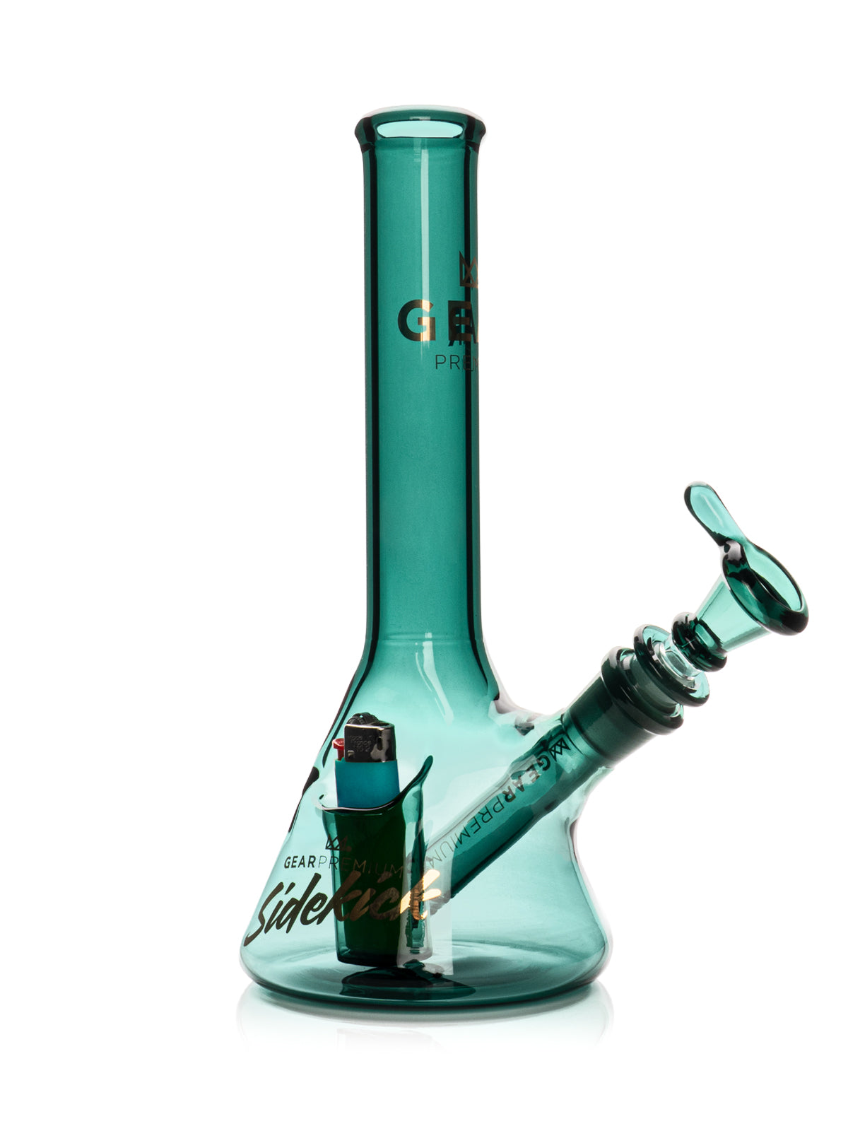 GEAR Premium 9 inch Mini Sidekick Water Pipe in Teal
