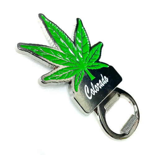 MJ Leaf Colorado Magnet Bottle Opener