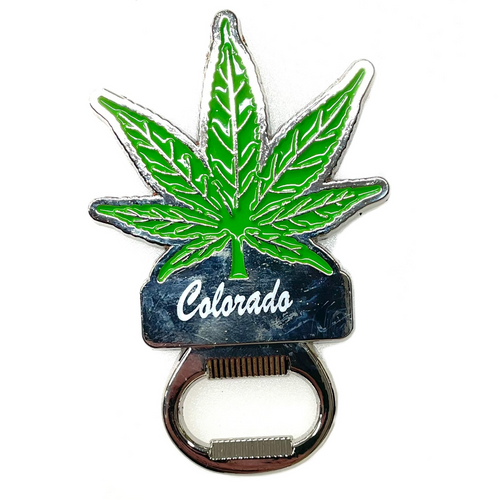 MJ Leaf Colorado Magnet Bottle Opener