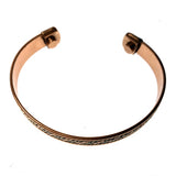Gold Weave - Handmade Copper Bracelet with Magnetic Field 5609