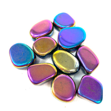 Rainbow Hematite Non Magnetic Tumbled by the Pound