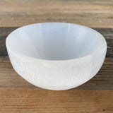 Selenite Charging Bowl Solid and Heavy 1.5" x 3.5"+-