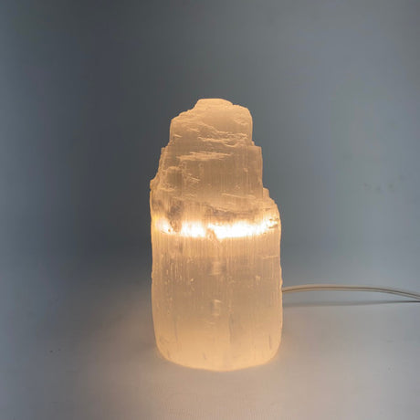 Natural Selenite Lamp 7.75" 20cm with Cord