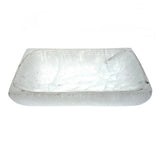 Selenite Rolling Tray 6" Hand Made Morocco