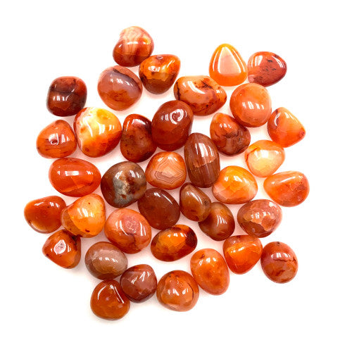 Cornelian Tumbled by the Pound 1"-2" Pieces