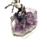 Pewter Unicorn on Amethyst 1 Count Assorted