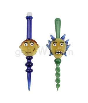 Glass Dabber 5.5" R&M 5ct - TPCSUPPLYCO