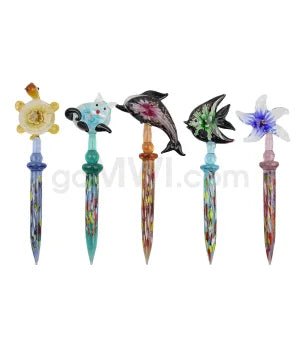 Glass Dabber 5.5" Sea Creatures - TPCSUPPLYCO