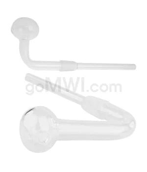 Glass Oil Burner 4" GOG 90 degree 14mm Downstem Joint - TPCSUPPLYCO