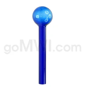 Glass Oil Burner 4" Heavy Wall Amber