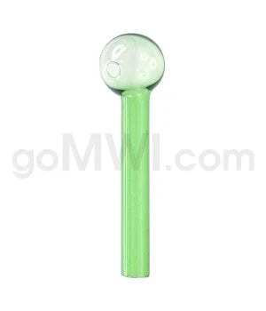 Glass Oil Burner 4" Heavy Wall Amber