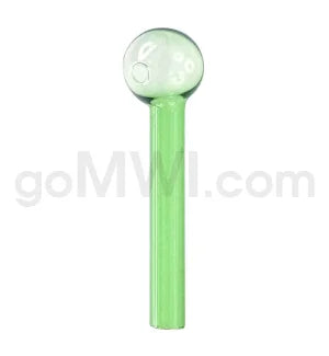 Glass Oil Burner 4" Heavy Wall Amber