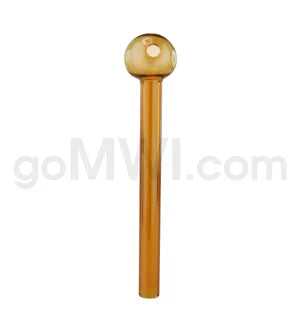 Glass Oil Burner 6" Heavy Wall