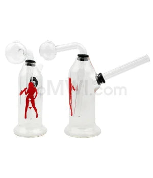 Glass Oil Burner Waterpipe 6" Asst.
