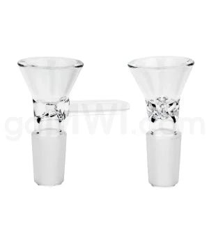 GOG 14mm Clear Funnel Bowl 25pc/bag (KITBW014 - 14) - TPCSUPPLYCO