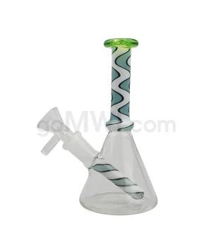 GOG 6" Beaker Waterpipe Matching Downstem - Artwork - TPCSUPPLYCO