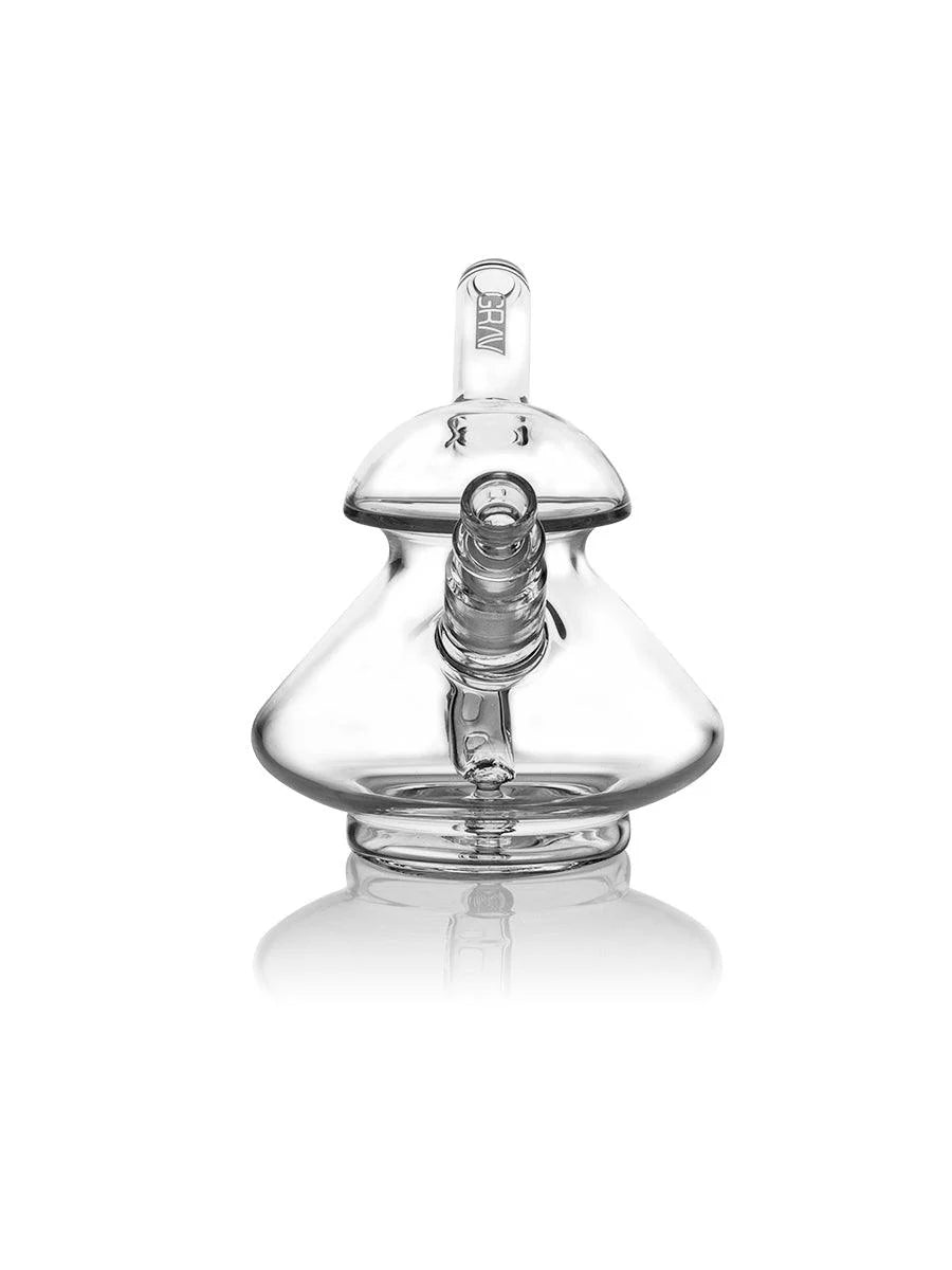 GRAV 5" Wobble Bubbler Waterpipe - Clear - TPCSUPPLYCO