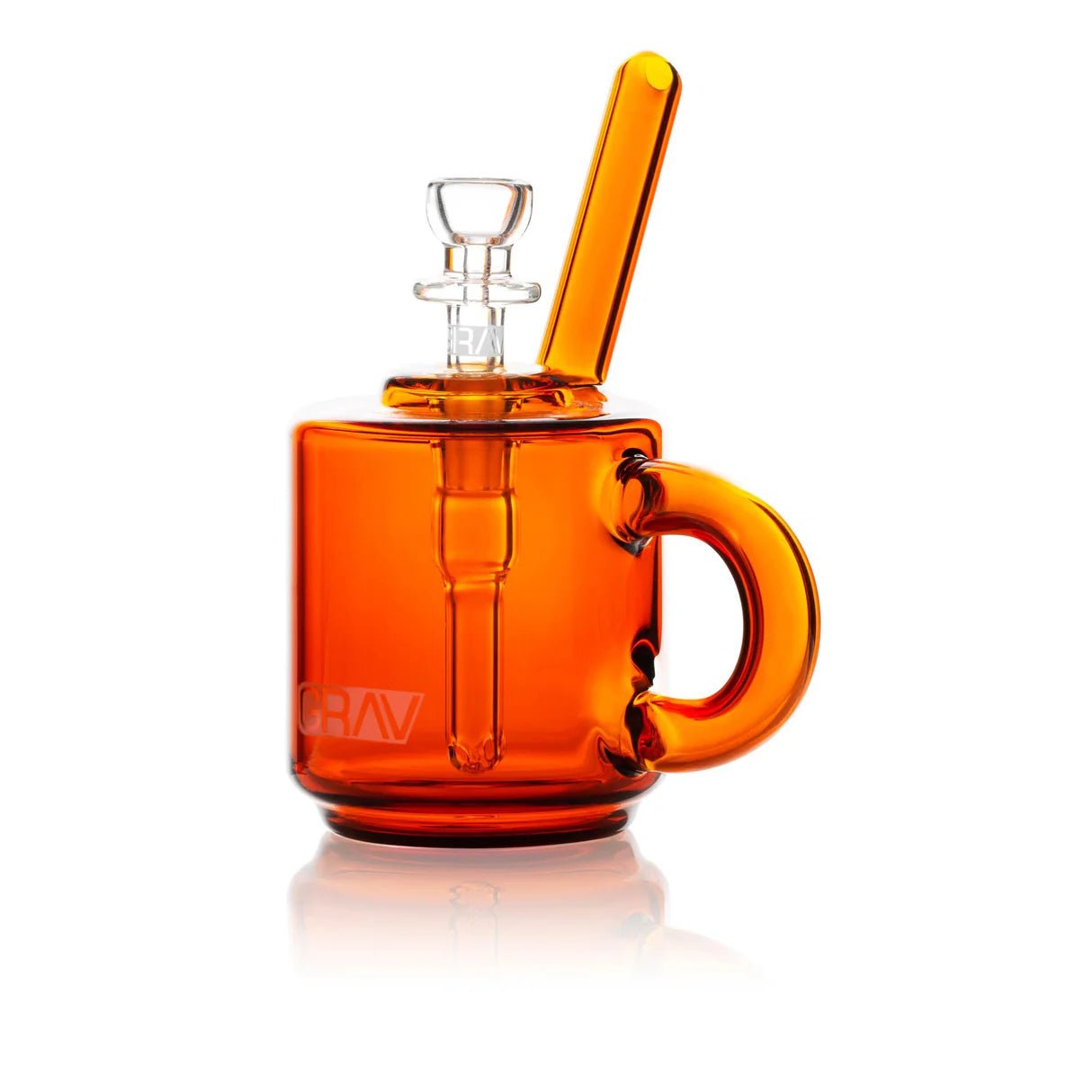 Grav 7'' Coffee Mug Pocket Bubbler - Amber - TPCSUPPLYCO