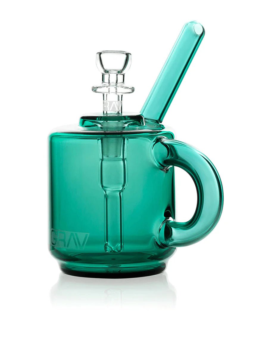 Grav 7'' Coffee Mug Pocket Bubbler - Lake Green - TPCSUPPLYCO