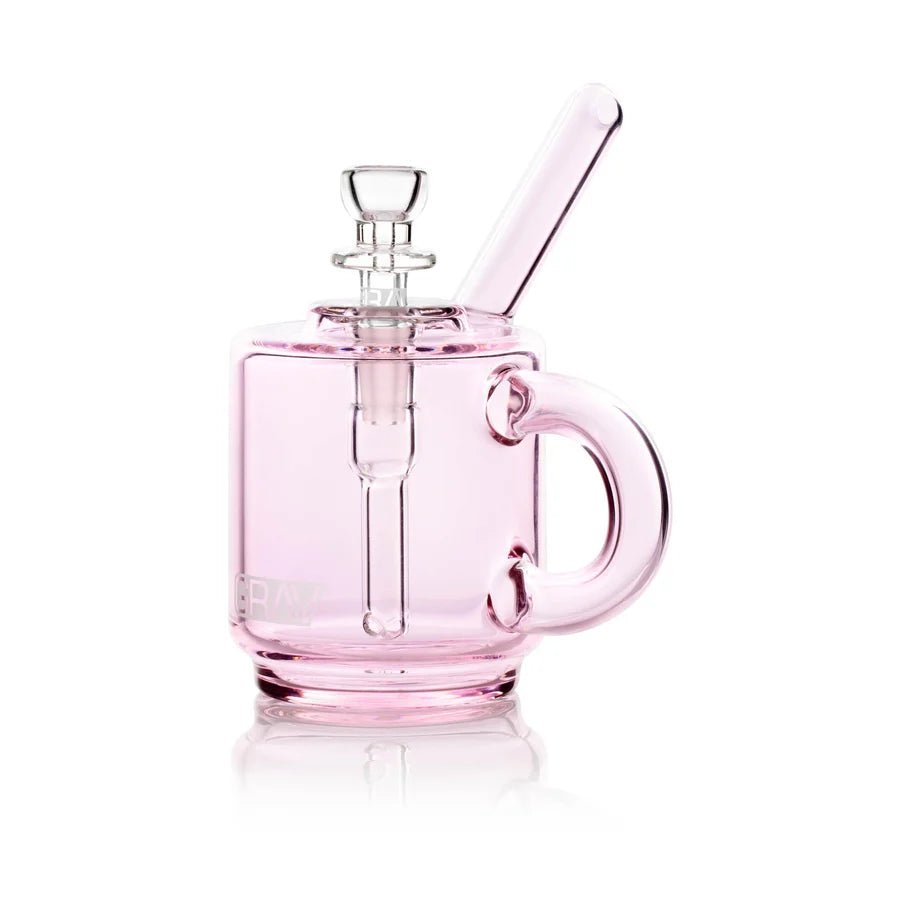 Grav 7'' Coffee Mug Pocket Bubbler - Pink - TPCSUPPLYCO